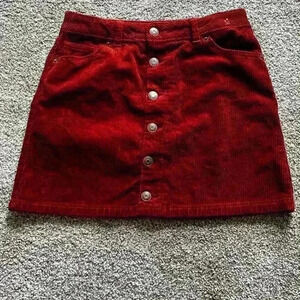 Cat & Jack Corduroy Girls Skirt Copper Brown